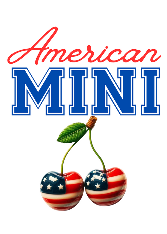 American mama and mini digital image