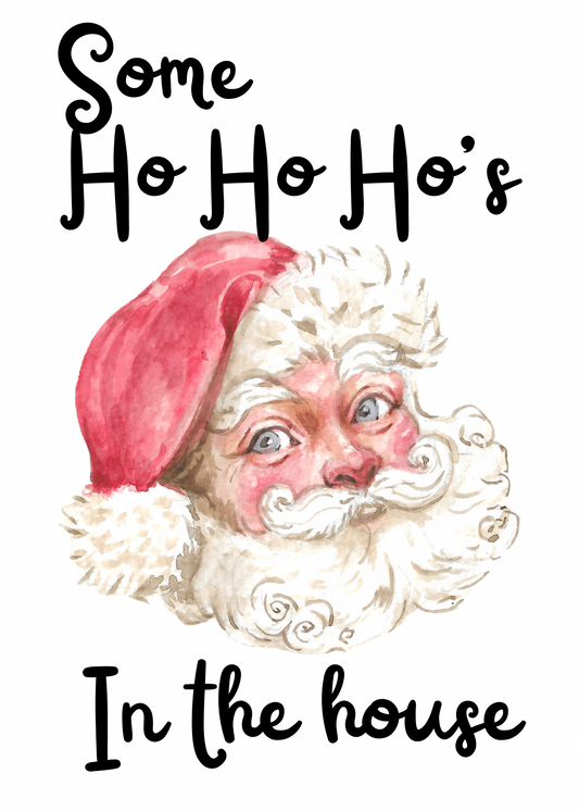 Some ho ho hos in the house digital image