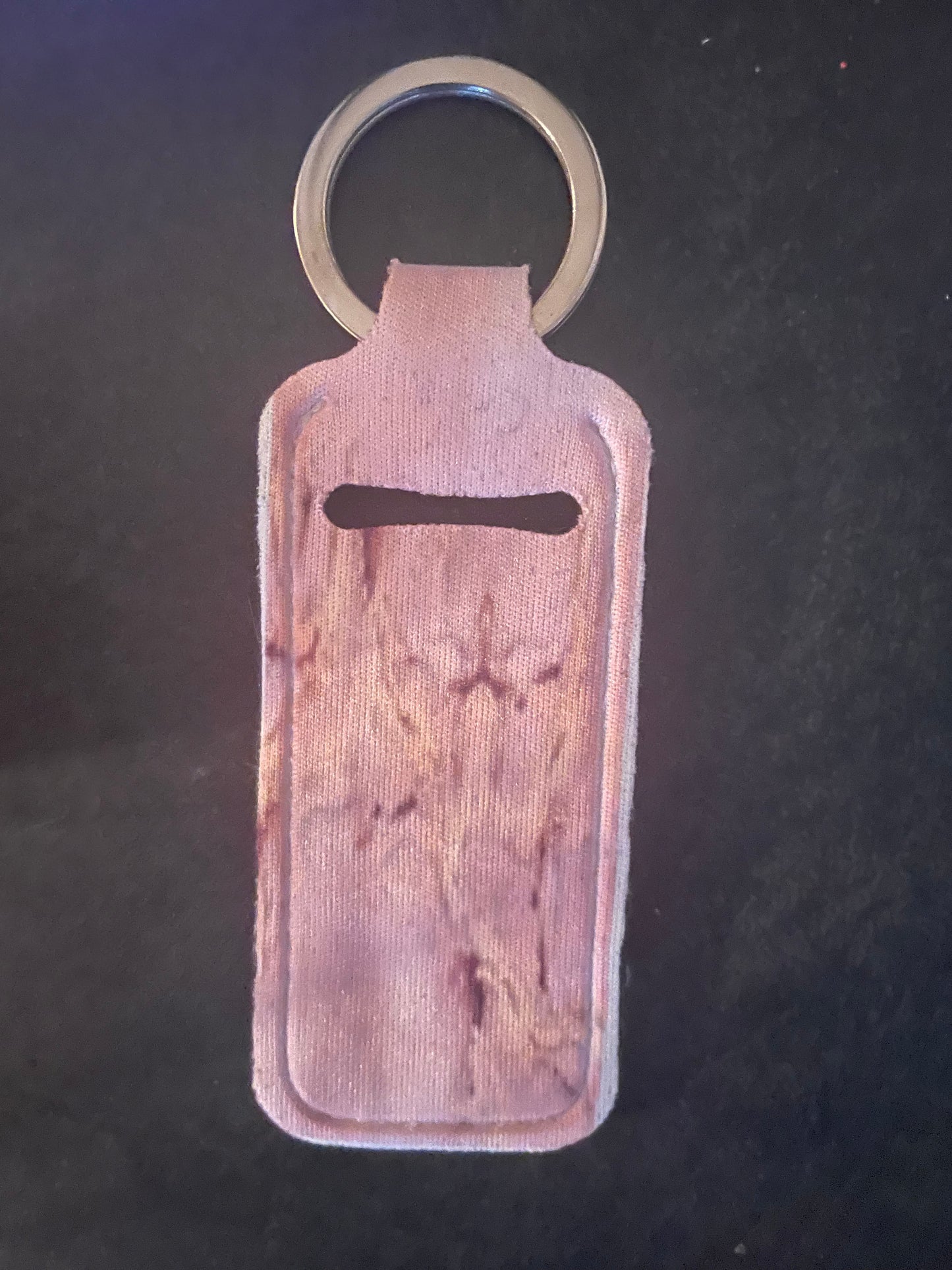 Pink marble chapstick holder