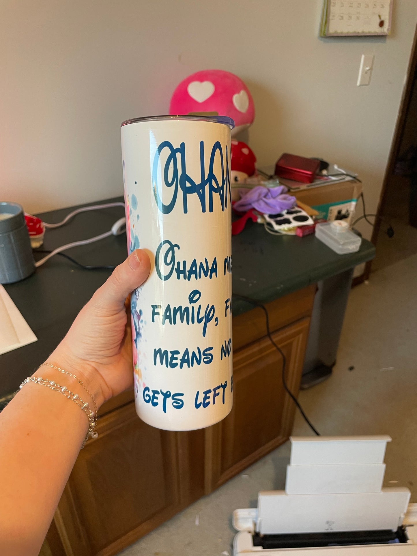 Stitch tumbler