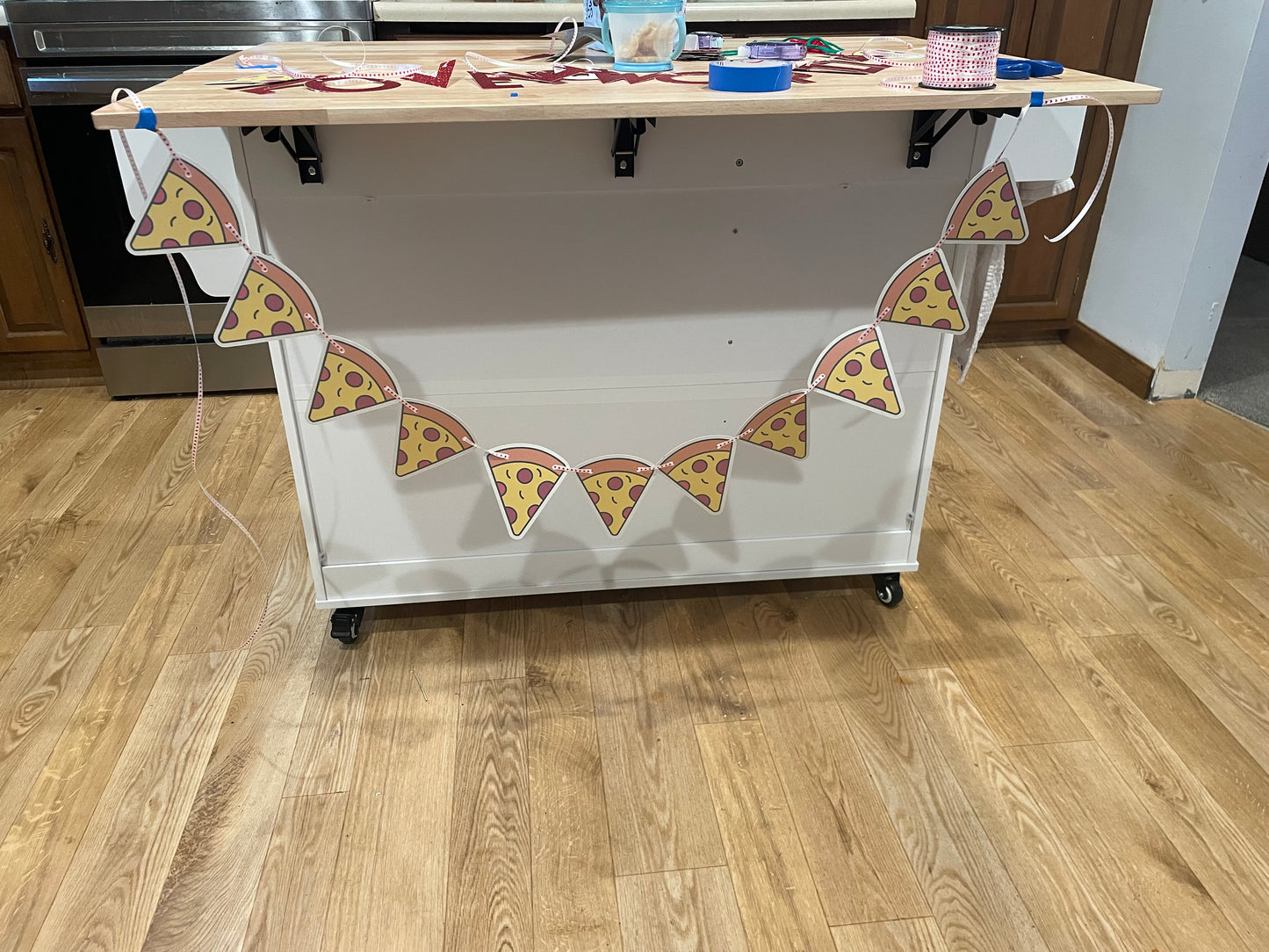 Slice slice baby wall banner