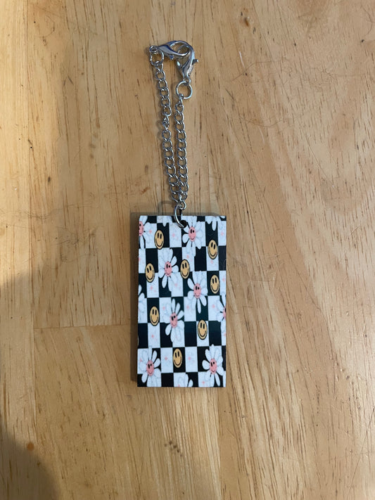 Checkered Stanley charm