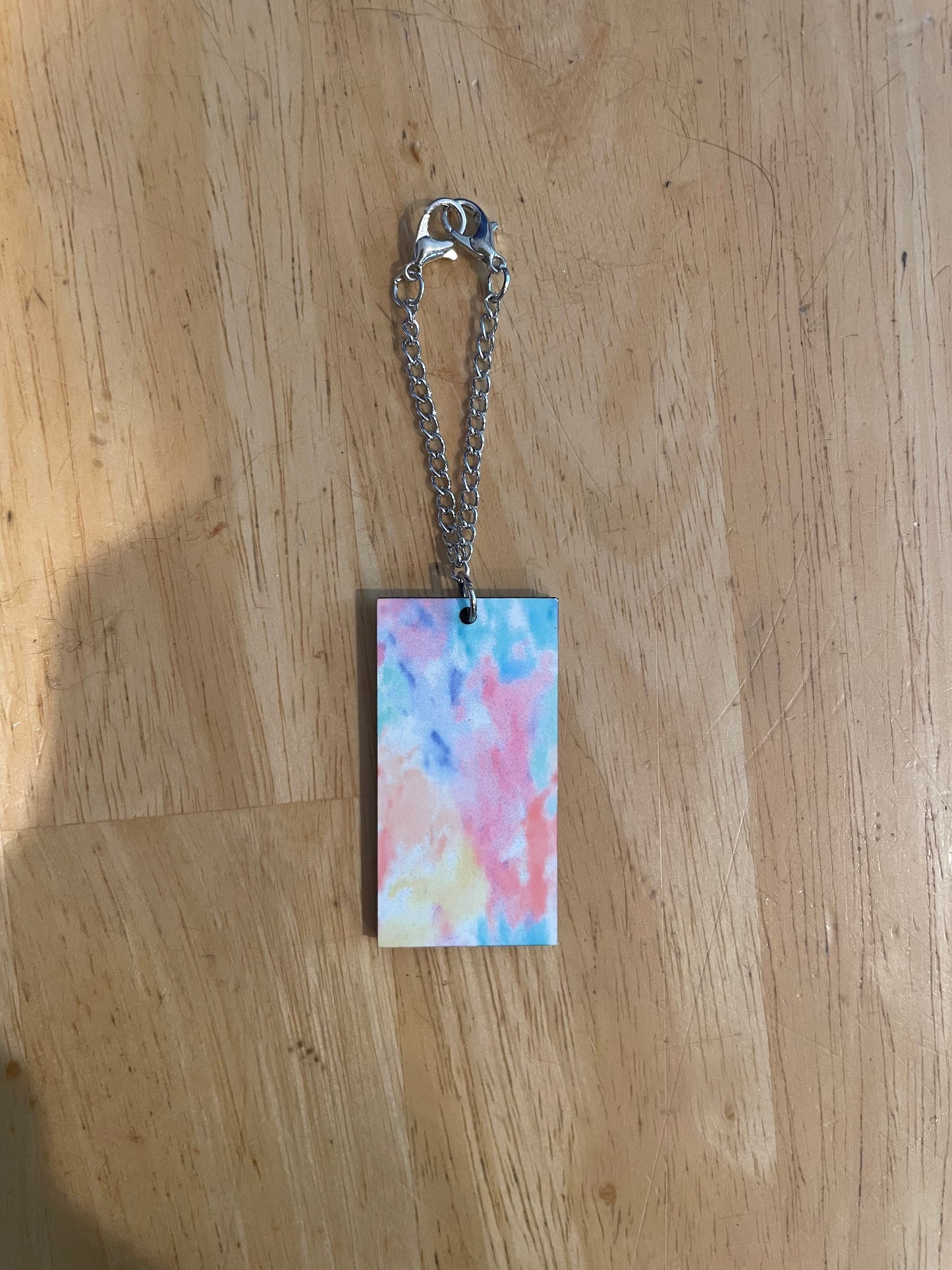 Tie dye Stanley charm