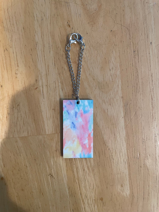 Tie dye Stanley charm