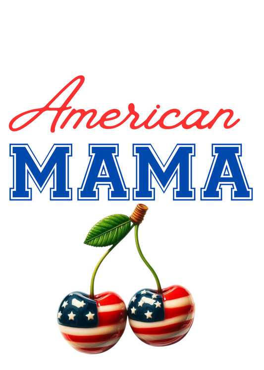 American mama and mini digital image