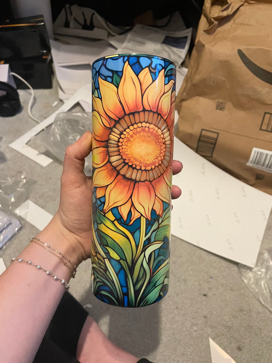 Sunflower tumbler